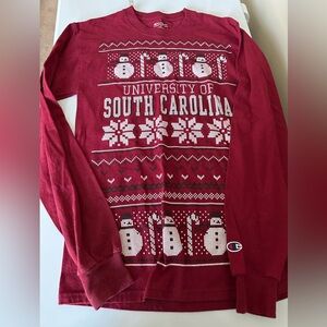 University of South Carolina long sleeve Christmas themed tee.